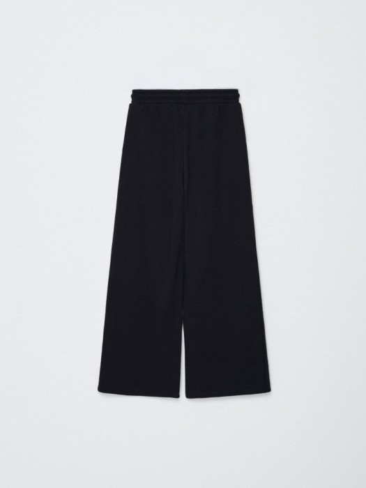 трикотажные широкие брюки для девочек из россии вид сбоку