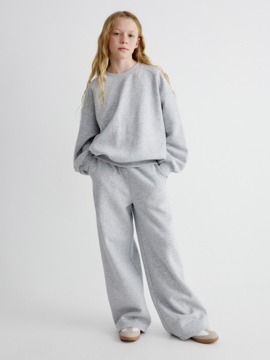 трикотажные широкие брюки для девочек 4610517136398 фотография