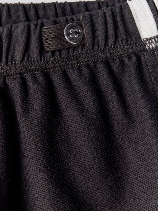 трикотажные шорты с лампасами для девочек из россии вид сбоку