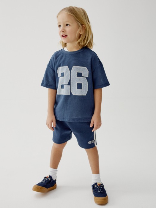 трикотажные шорты с лампасами для мальчиков 4610517663269 фотография