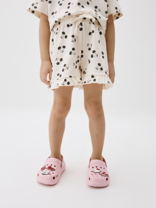 трикотажные шорты с принтом для девочек 4680704797596 фотография