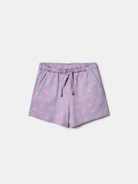 трикотажные шорты с принтом для девочек 4610517999689 фотография