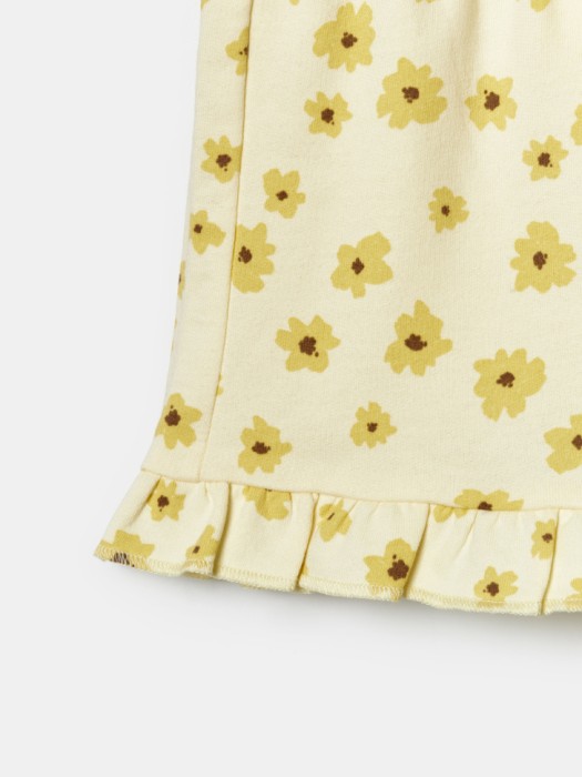 трикотажные шорты с принтом для девочек из россии вид сбоку