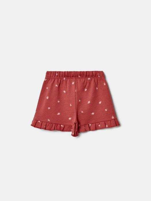 трикотажные шорты с принтом для девочек по цене 899 руб вид справа