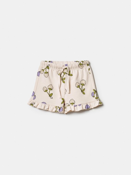 трикотажные шорты с принтом для девочек 4610517593467 фотография