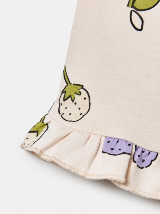 трикотажные шорты с принтом для девочек по цене 899 руб вид справа