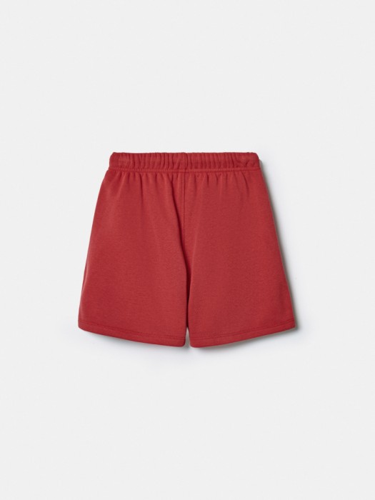 трикотажные шорты с принтом для мальчиков из россии вид сбоку