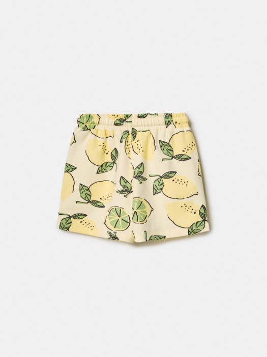 трикотажные шорты с принтом для мальчиков от бренда sela вид слева