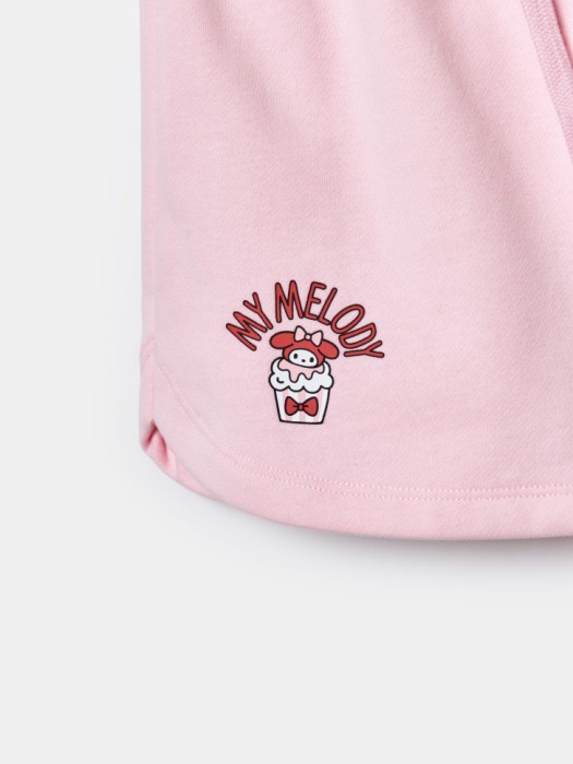 трикотажные шорты с принтом hello kitty my melody для девочек по цене 1299 руб вид справа