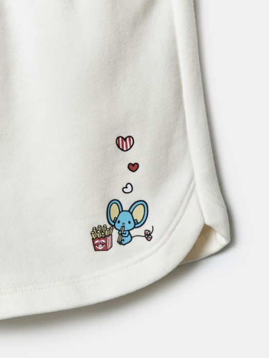 трикотажные шорты с принтом hello kitty my melody для девочек по цене 1299 руб вид справа