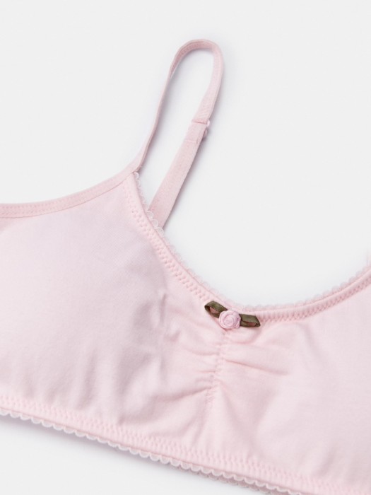 трикотажный бюстгальтер с принтом для девочек от бренда sela вид слева