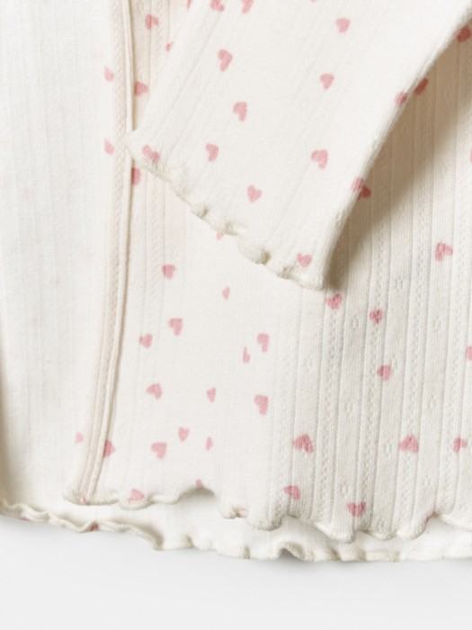 трикотажный кардиган на завязках для девочек из трикотажа спереди