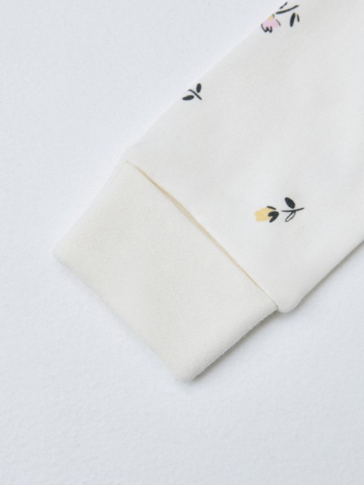 трикотажный комбинезон-слип с принтом для малышей по цене 1199 руб вид справа