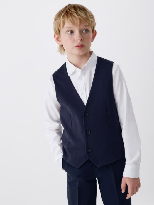 трикотажный костюмный жилет для мальчиков 4680798382326 фотография