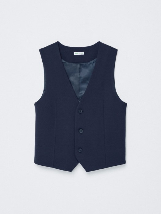 трикотажный костюмный жилет для мальчиков по цене 1299 руб вид справа