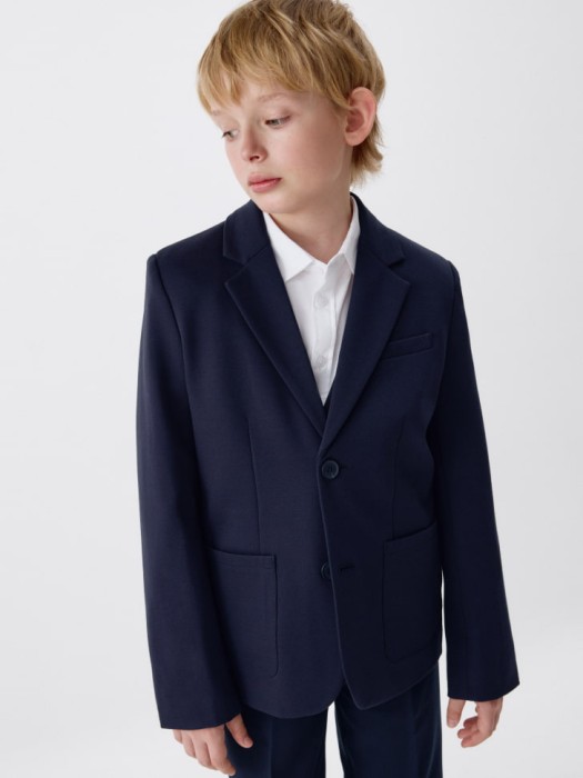 трикотажный пиджак slim fit для мальчиков 4680798382500 фотография