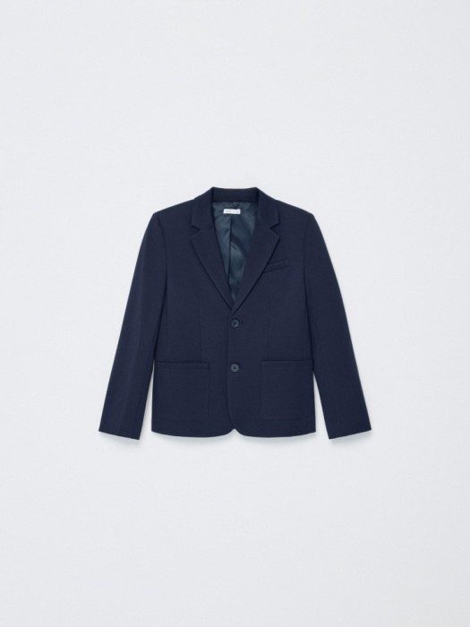 трикотажный пиджак slim fit для мальчиков из россии вид сбоку