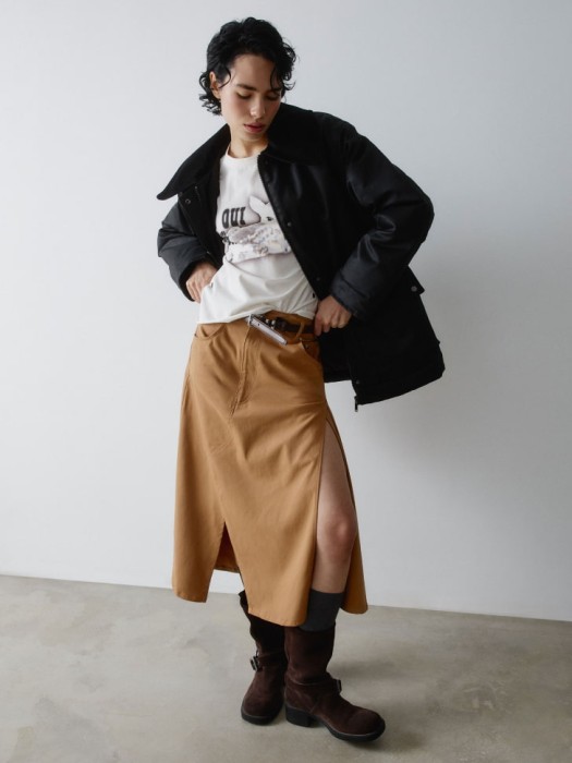 твилловая хлопковая юбка из линейки  young 4610517116291 фотография