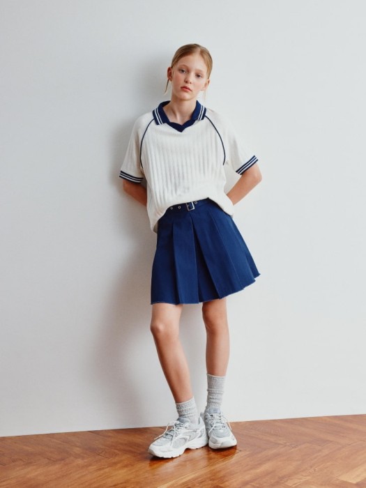 твиловая мини юбка в складку для девочек 4680704898071 фотография