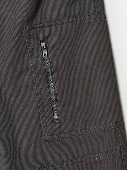 твиловые брюки с кружевной оборкой для девочек из хлопка спереди