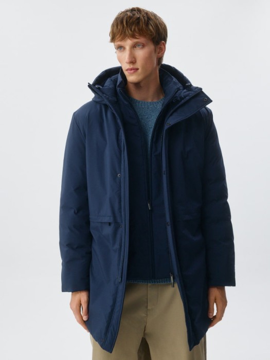 удлиненная куртка со съемной манишкой 4680704147001 фотография