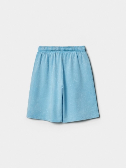 удлиненные шорты с эффектом стирки для мальчиков по цене 1299 руб вид справа