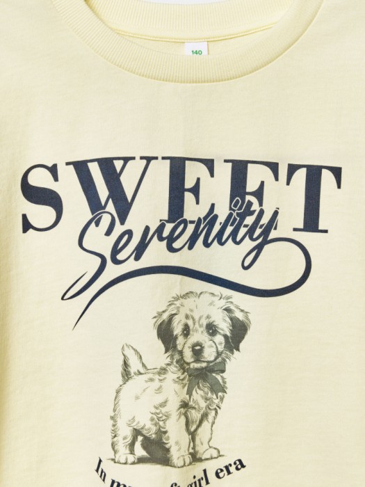 укороченная футболка из футера для девочек из россии вид сбоку