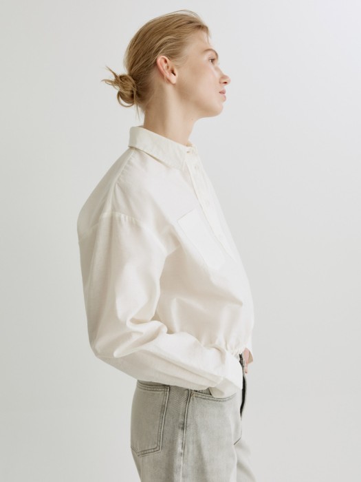 укороченная рубашка с резинкой по низу 4610517399465 фотография