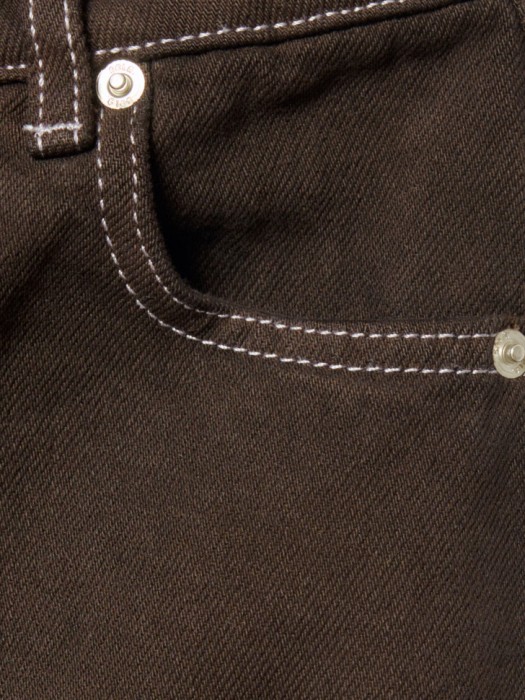 укороченные джинсы о-силуэта для девочек из россии вид сбоку