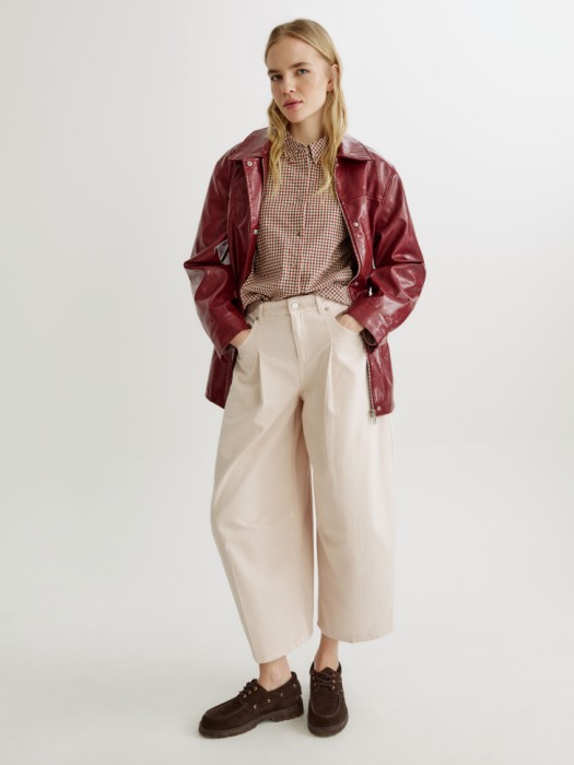 укороченные объемные джинсы 4610517793997 фотография