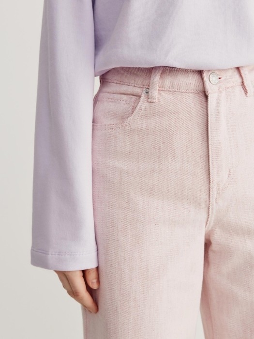 укороченные свободные джинсы зауженные к низу из россии вид сбоку