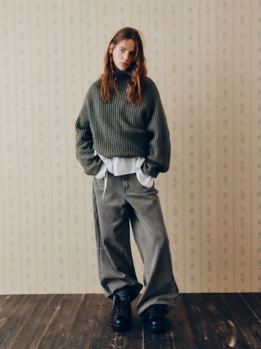 укороченный джемпер из линейки  young от бренда sela вид слева