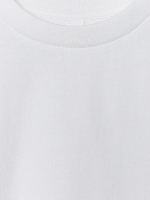 укороченный лонгслив для девочек из хлопка спереди