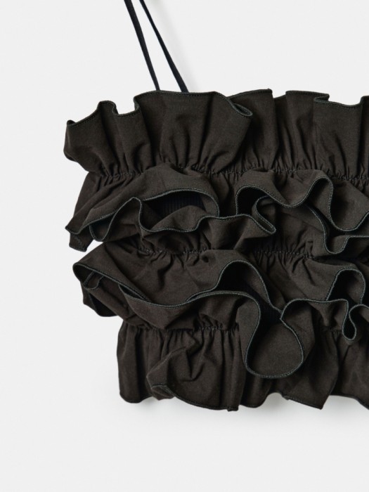 укороченный топ с оборками для девочек из россии вид сбоку