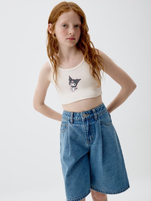 укороченный топ с принтом kuromi для девочек 4680704904826 фотография