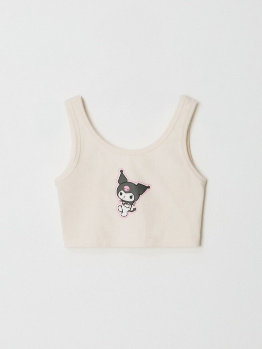 укороченный топ с принтом kuromi для девочек по цене 299 руб вид справа