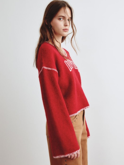 укороченный вязаный джемпер из линейки  young по цене 2999 руб вид справа