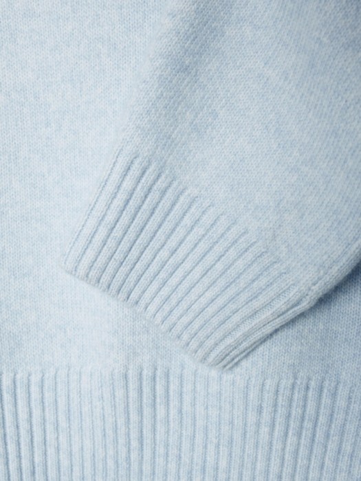 укороченный вязаный джемпер с содержанием шерсти универсального стиля с лицевой стороны