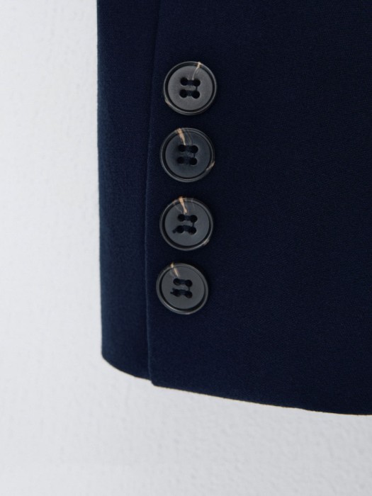 укороченный жакет для девочек из льна спереди