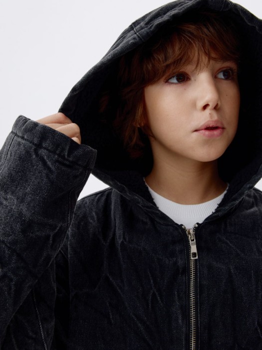 утепленная джинсовая куртка для мальчиков 4680704968880 фотография