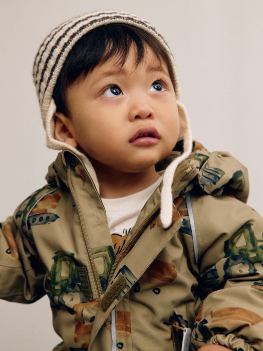 утепленная шапка на завязках для малышей 4680798682310 фотография