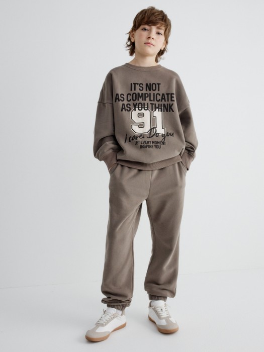 утепленные базовые джоггеры для мальчиков 4610517155856 фотография