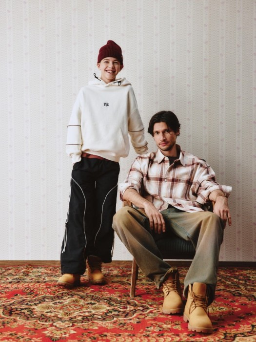 утепленные брюки парашюты из нейлона для мальчиков от бренда sela вид слева