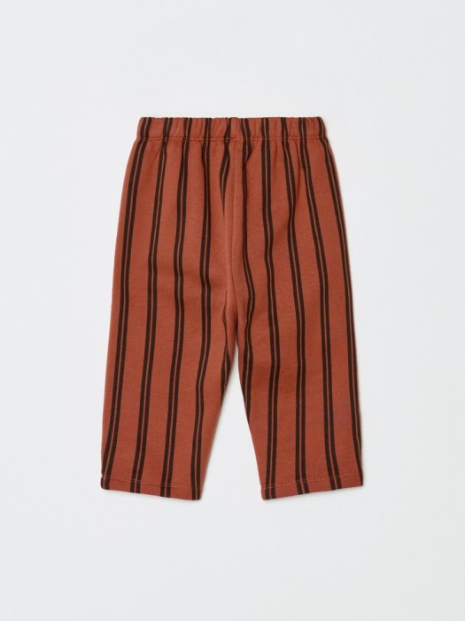 утепленные брюки с принтом и вышивкой для малышей из россии вид сбоку