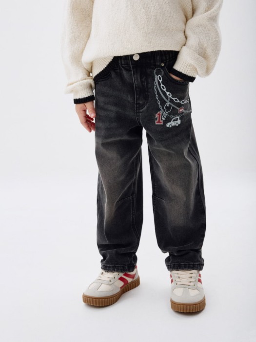 утепленные джинсы для мальчиков 4680798502847 фотография