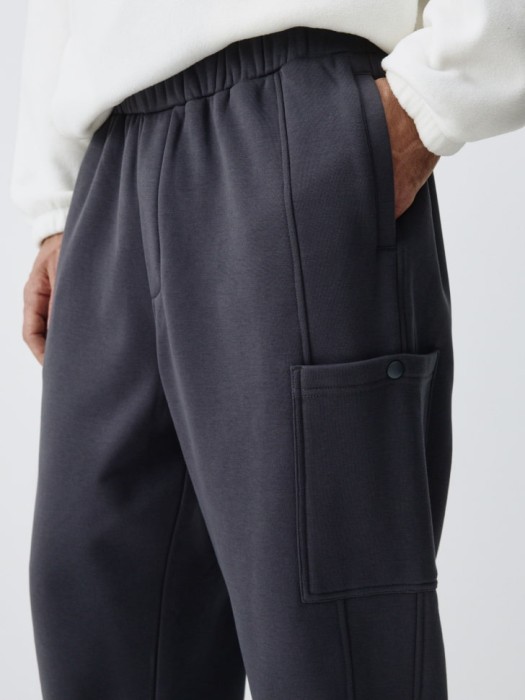 утепленные джоггеры карго из россии вид сбоку