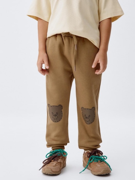 утепленные джоггеры с принтом детские 4680798744902 фотография