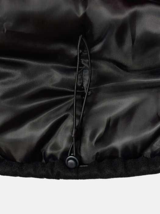 утепленный бомбер с содержанием шерсти из линейки  young универсального стиля с лицевой стороны