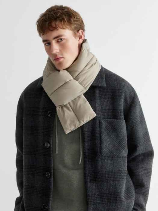 утепленный стеганый шарф 4680798676661 фотография