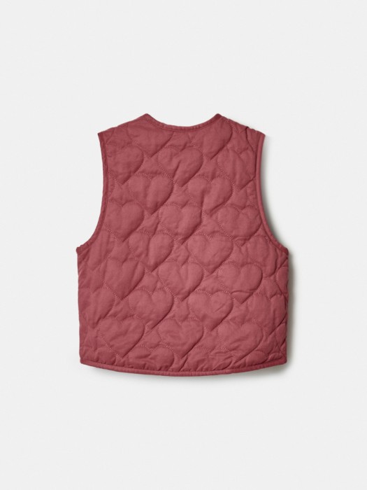 утепленный стеганый жилет для девочек из россии вид сбоку